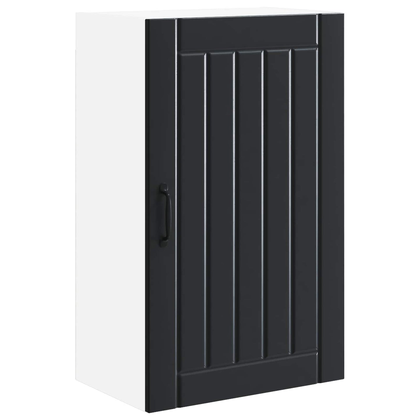 Wall Cabinet LUCCA Black 50 x 31 x 80 cm Engineered Wood