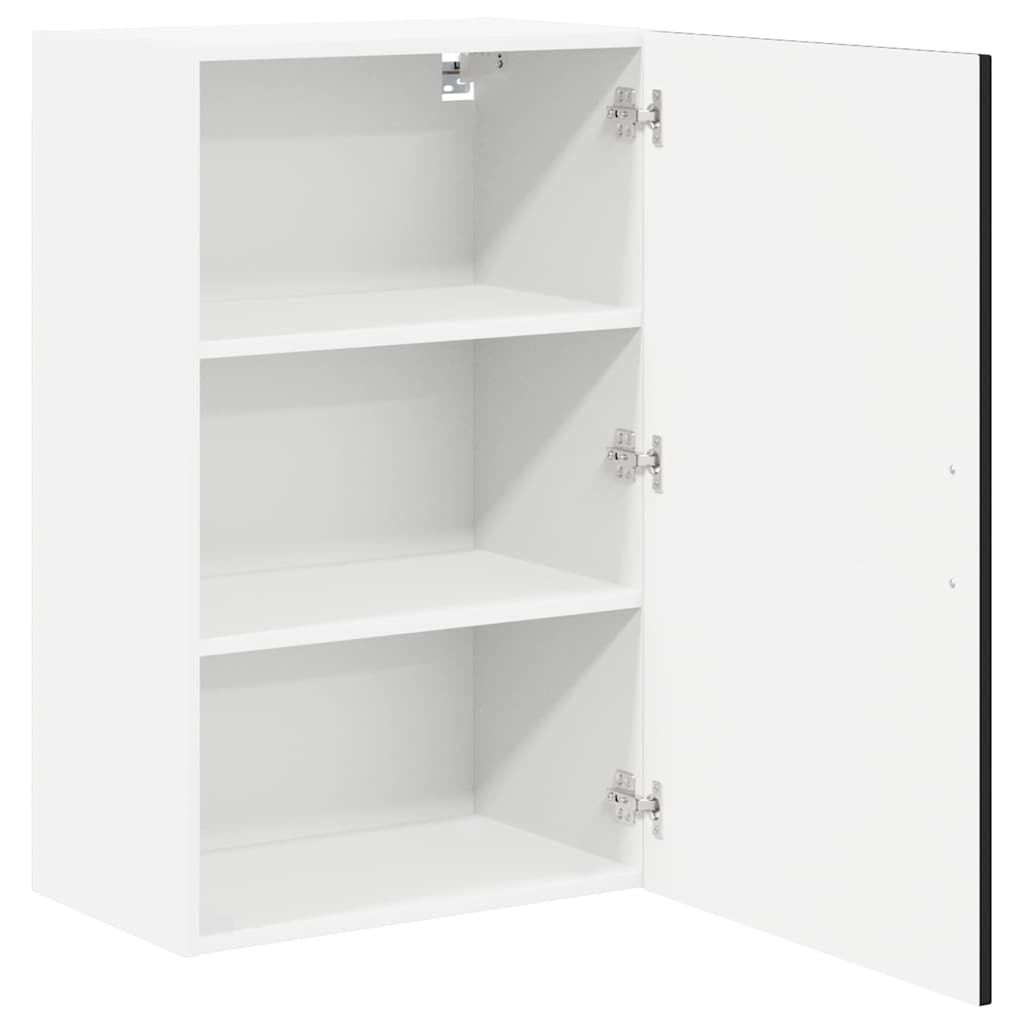 Wall Cabinet LUCCA Black 50 x 31 x 80 cm Engineered Wood