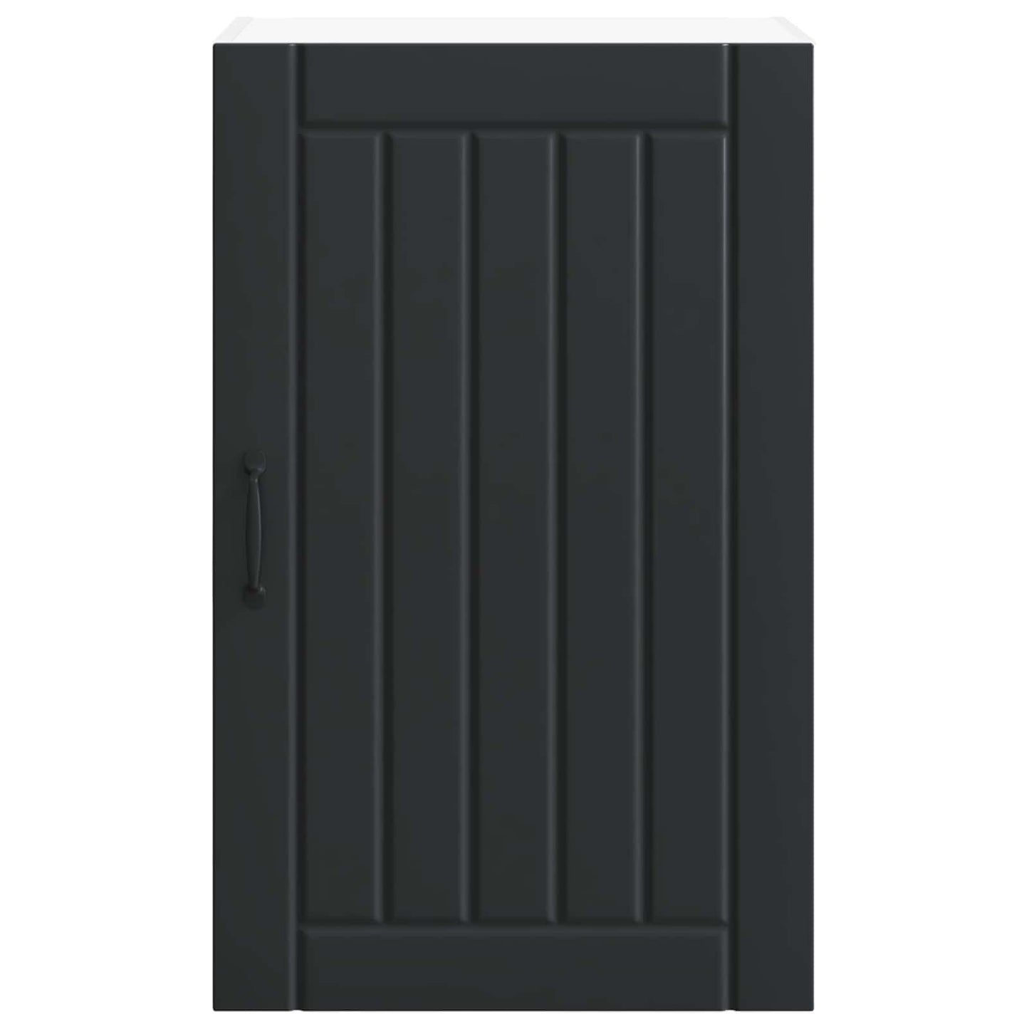 Wall Cabinet LUCCA Black 50 x 31 x 80 cm Engineered Wood