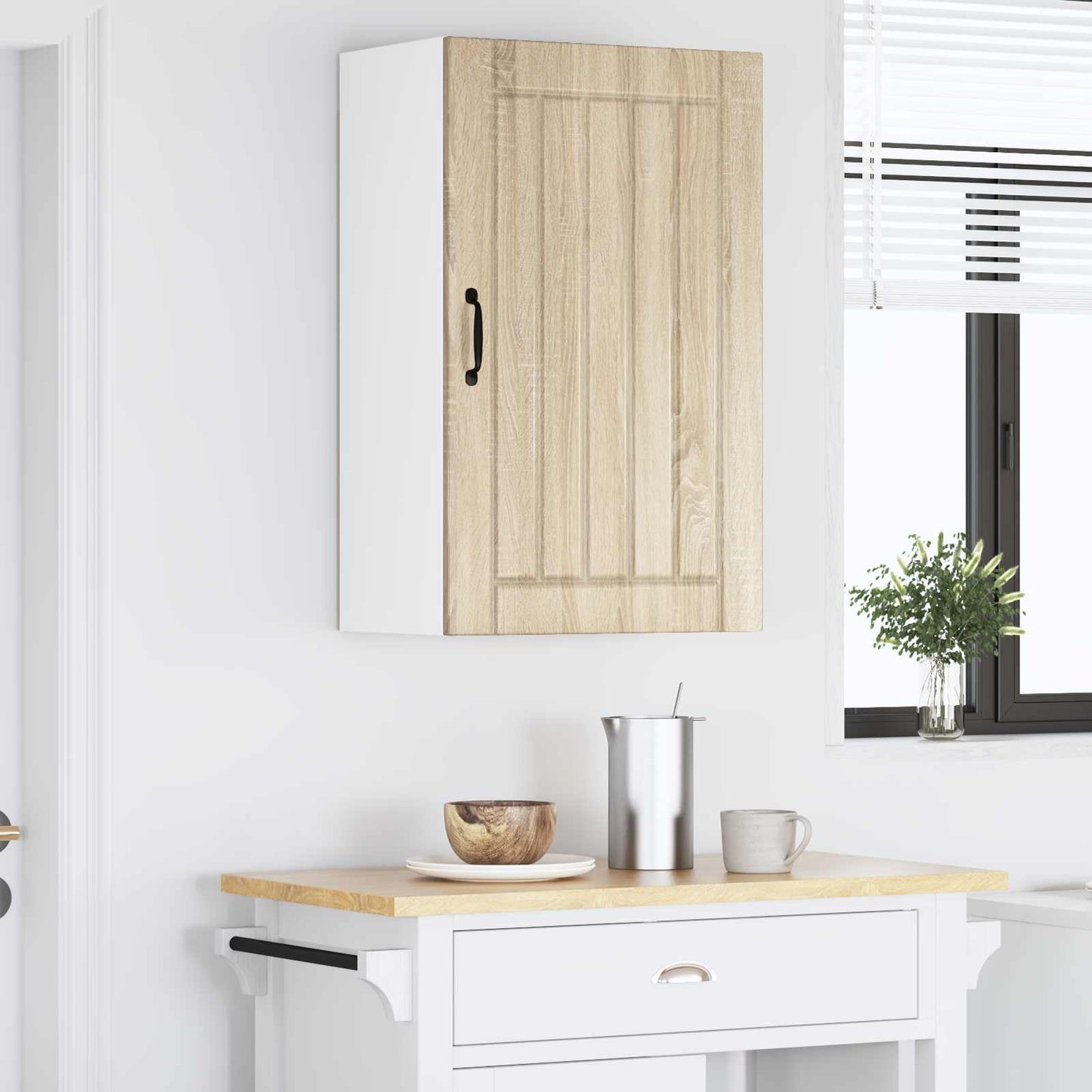 Wall Cabinet LUCCA Sonoma Oak 50 x 31 x 80 cm Engineered Wood