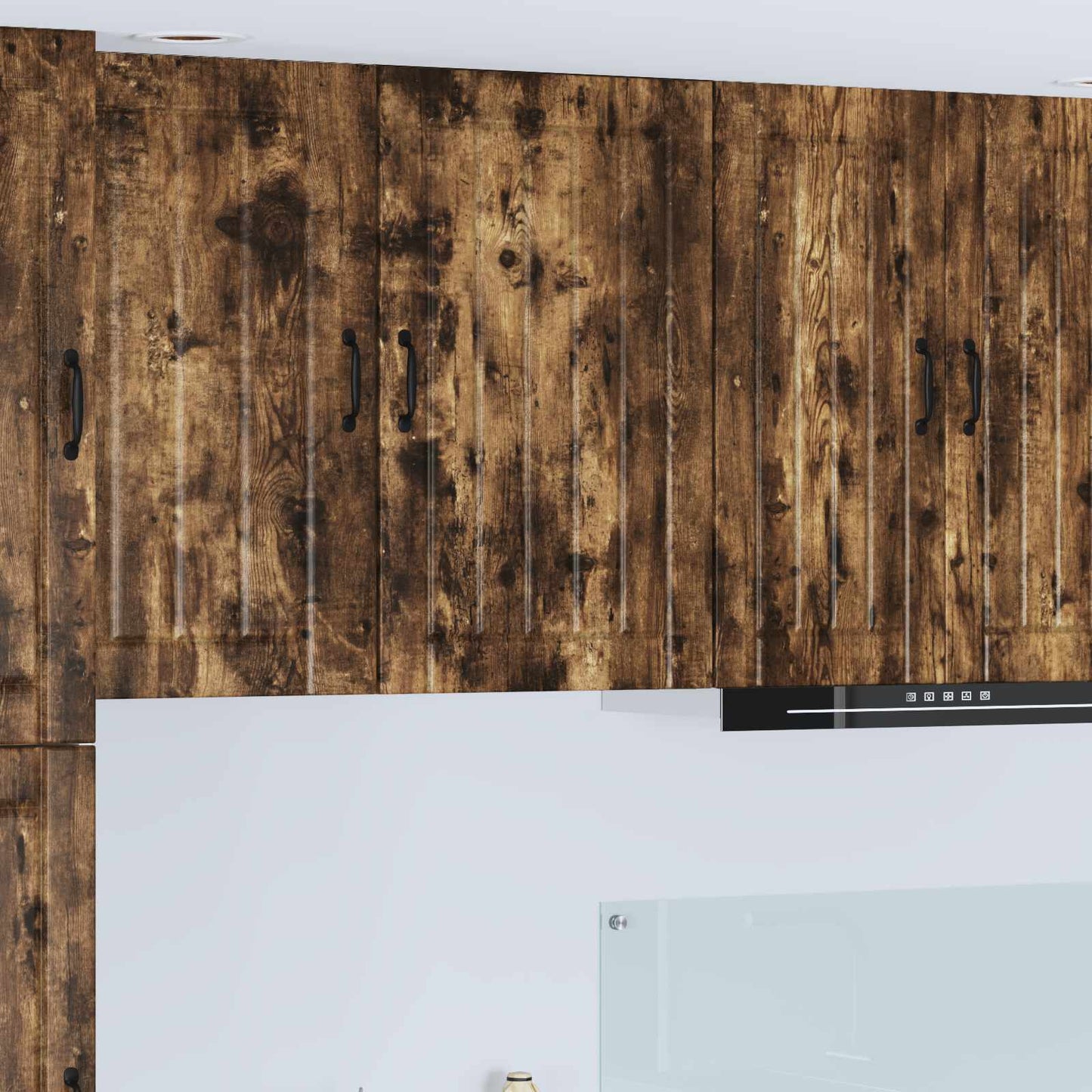 Wall Cabinet LUCCA Smoked Oak 50 x 31 x 80 cm Engineered Wood