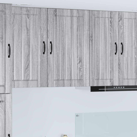 Wall Cabinet LUCCA Grey Sonoma 50 x 31 x 80 cm Engineered Wood