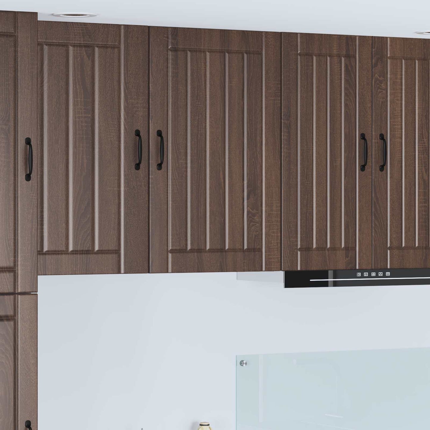 Wall Cabinet LUCCA Brown Oak 50 x 31 x 80 cm Engineered Wood