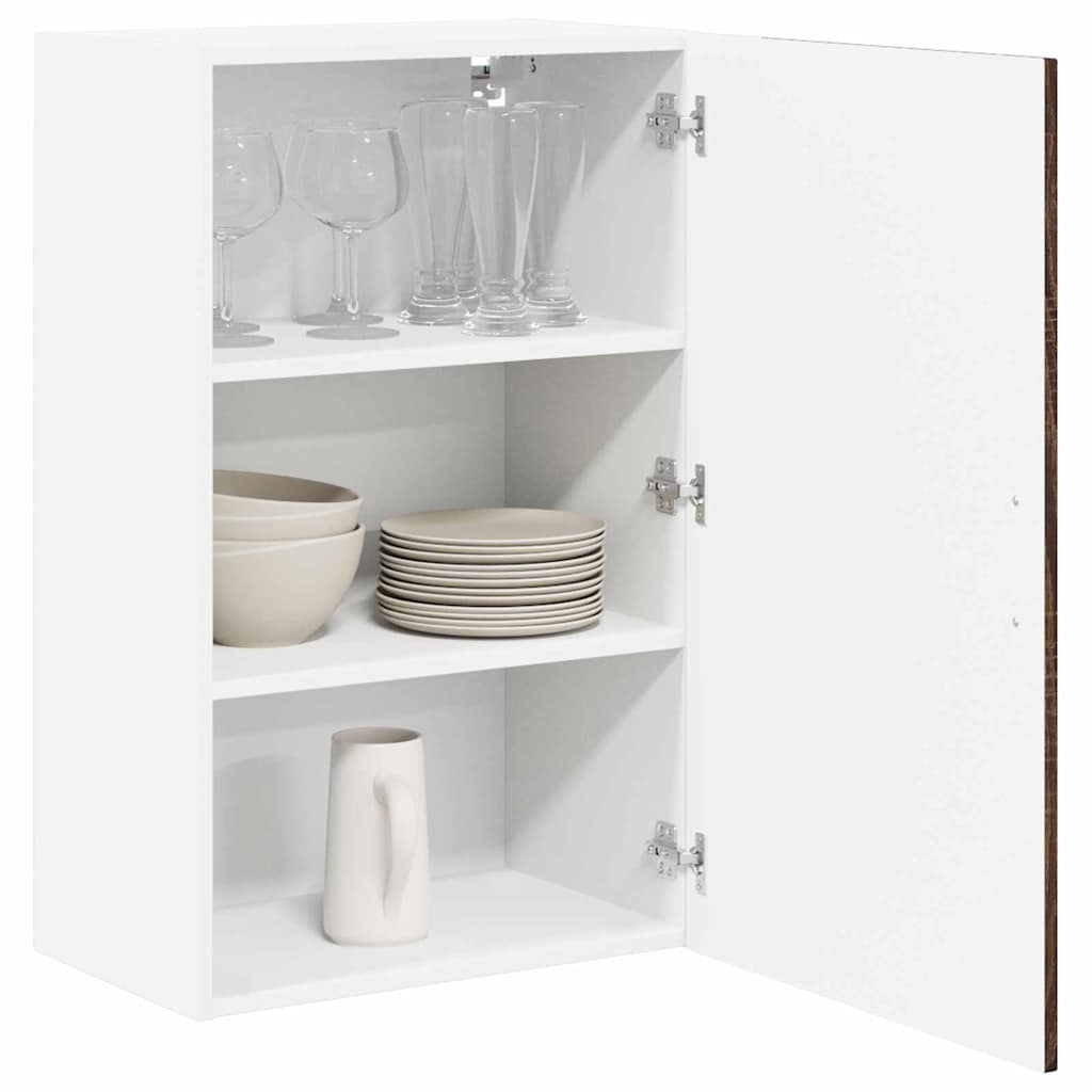 Wall Cabinet LUCCA Brown Oak 50 x 31 x 80 cm Engineered Wood