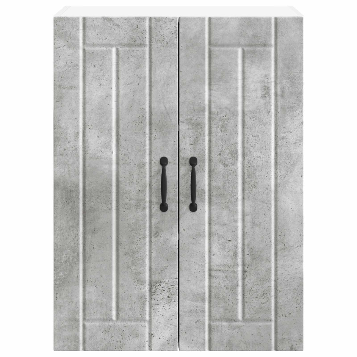 Wall Glass Cabinet LUCCA Concrete Grey 60 x 31 x 80 cm