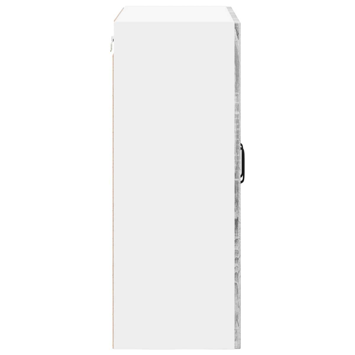 Wall Glass Cabinet LUCCA Grey Sonoma 60 x 31 x 80 cm
