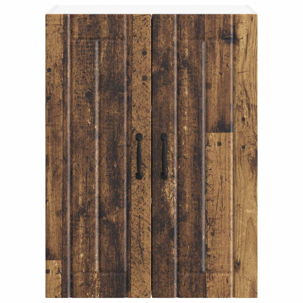 Wall Glass Cabinet LUCCA Old Wood 60 x 31 x 80 cm