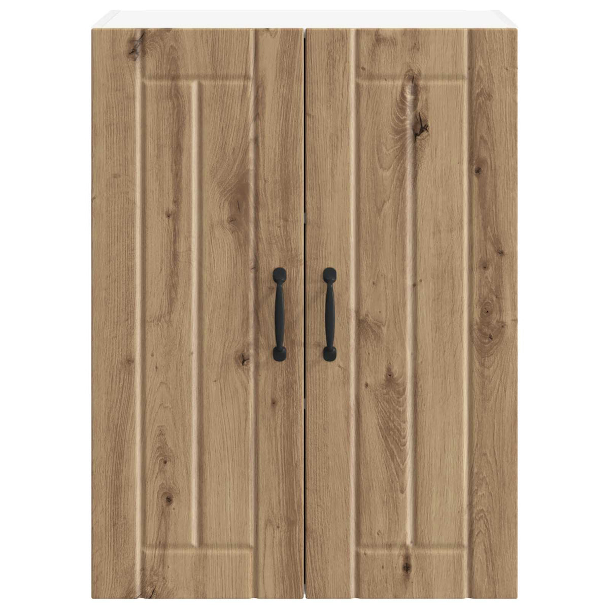Wall Glass Cabinet LUCCA Artisan Oak 60 x 31 x 80 cm