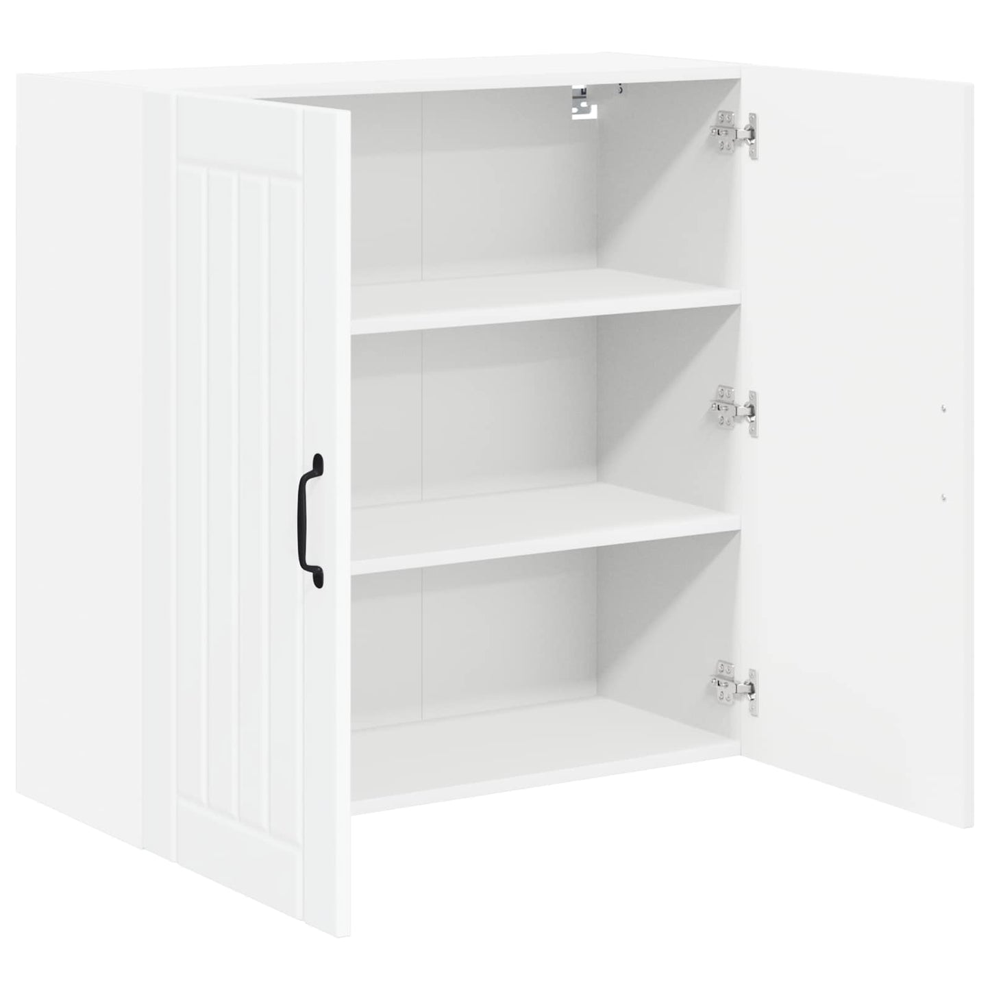 Wall Cabinet LUCCA White 80 x 31 x 80 cm Engineered Wood