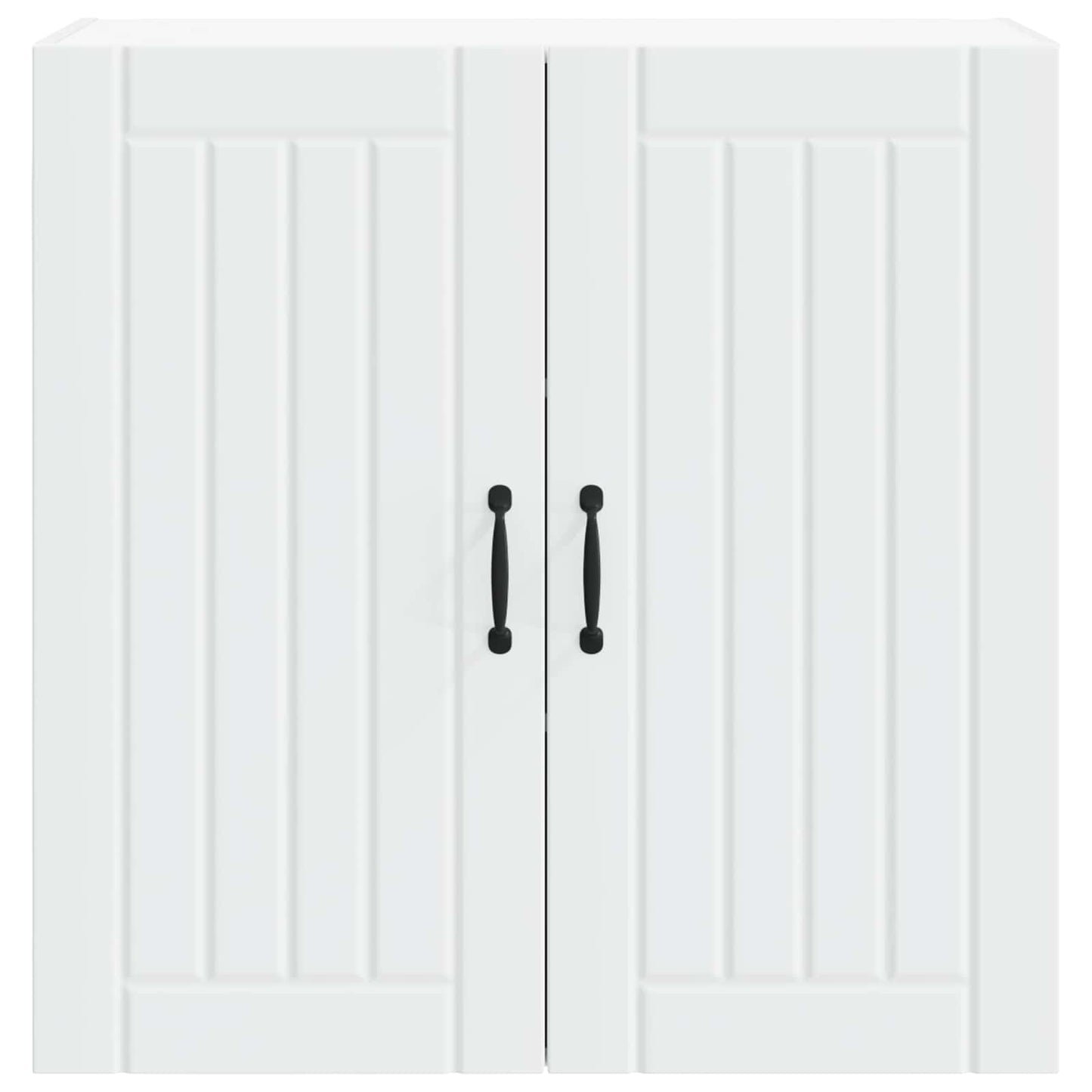 Wall Cabinet LUCCA White 80 x 31 x 80 cm Engineered Wood