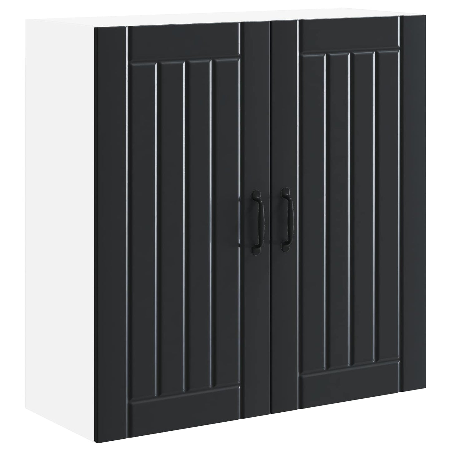 Wall Cabinet LUCCA Black 80 x 31 x 80 cm Engineered Wood