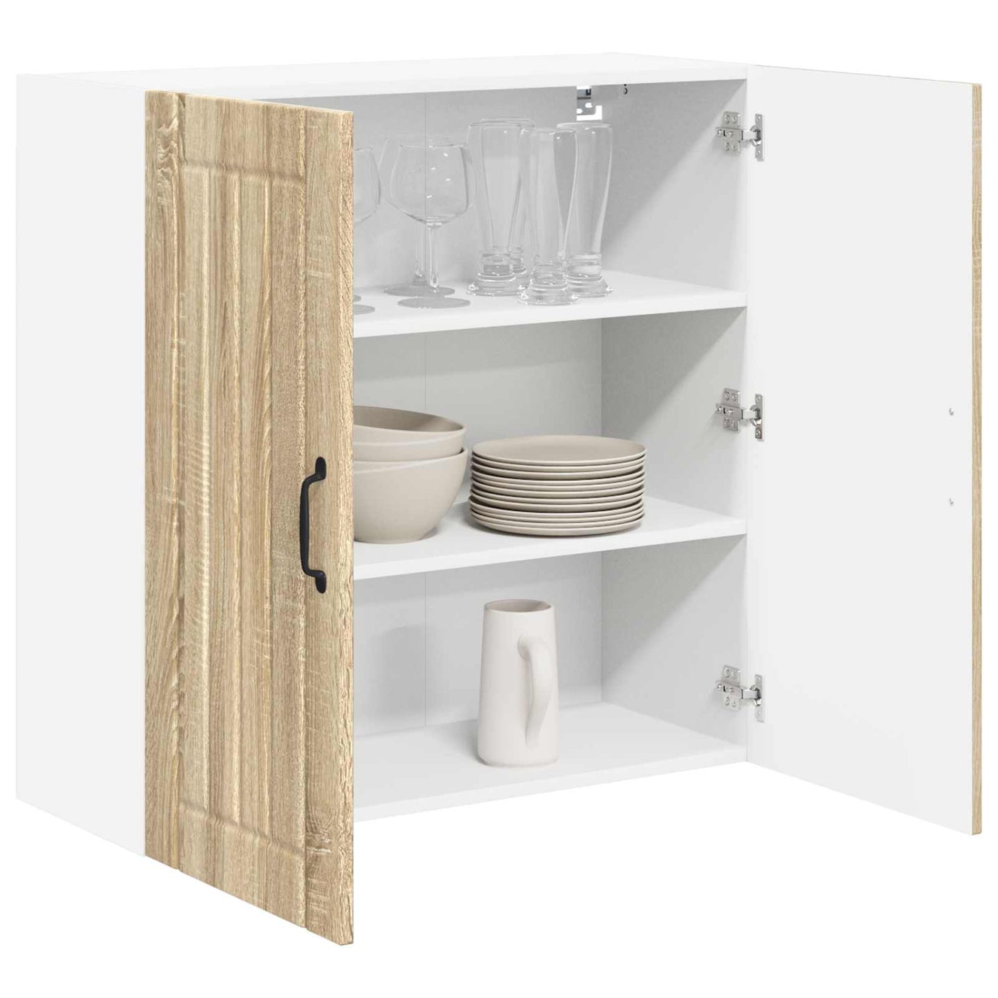 Wall Cabinet LUCCA Sonoma Oak 80 x 31 x 80 cm Engineered Wood