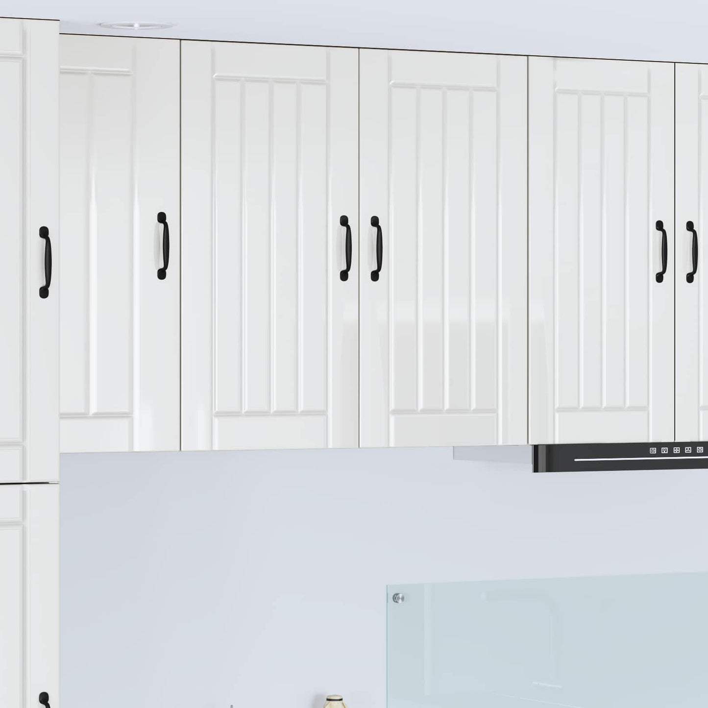 Wall Cabinet LUCCA High Gloss White 80 x 31 x 80 cm