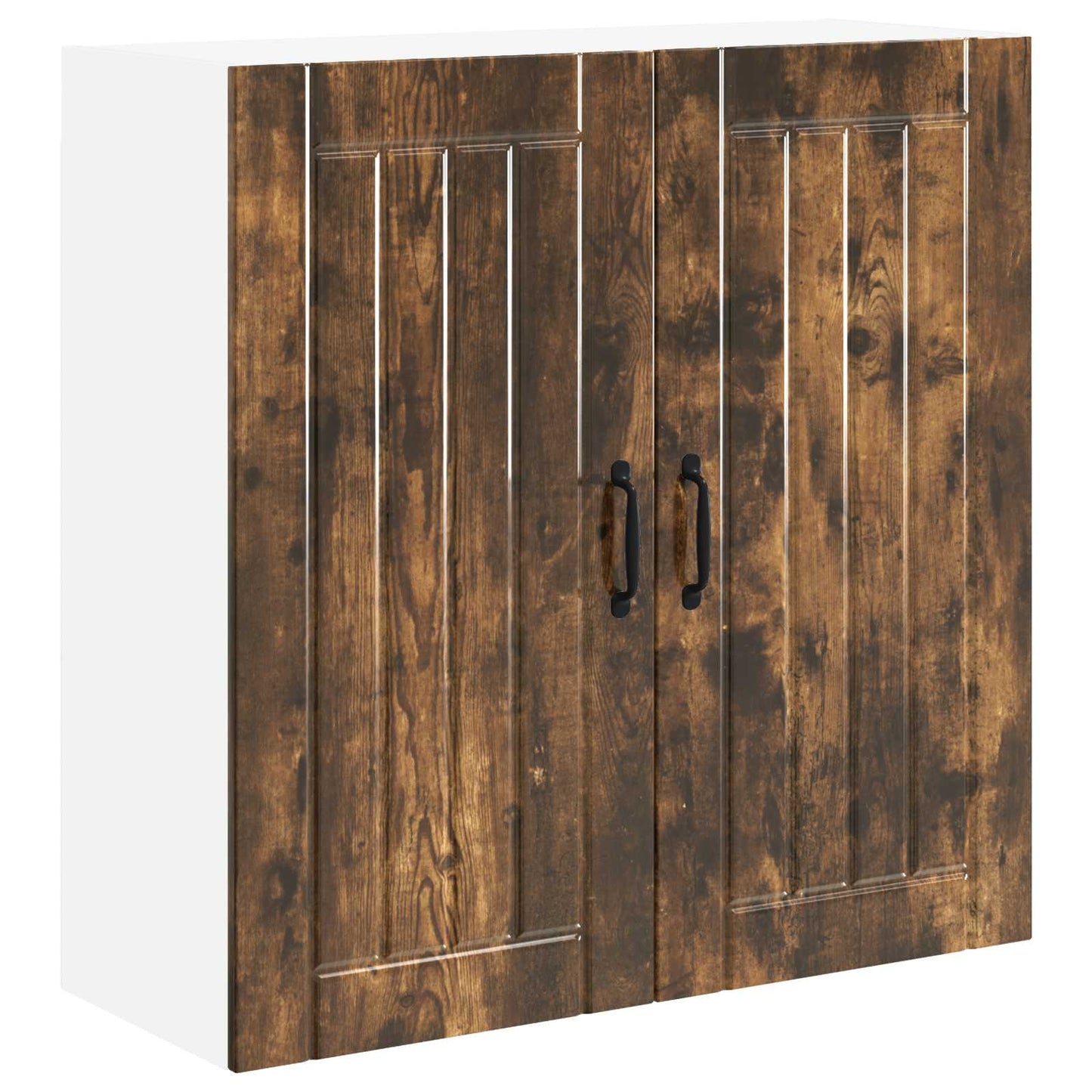 Wall Cabinet LUCCA Smoked Oak 80 x 31 x 80 cm Engineered Wood