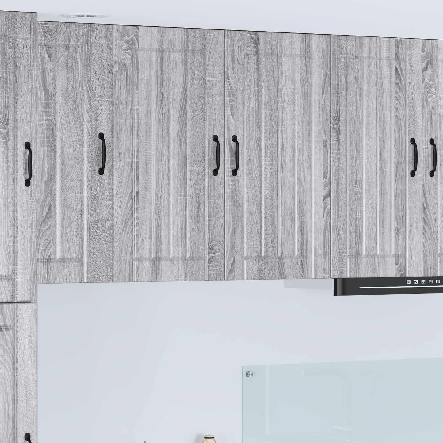 Wall Cabinet LUCCA Grey Sonoma 80 x 31 x 80 cm Engineered Wood