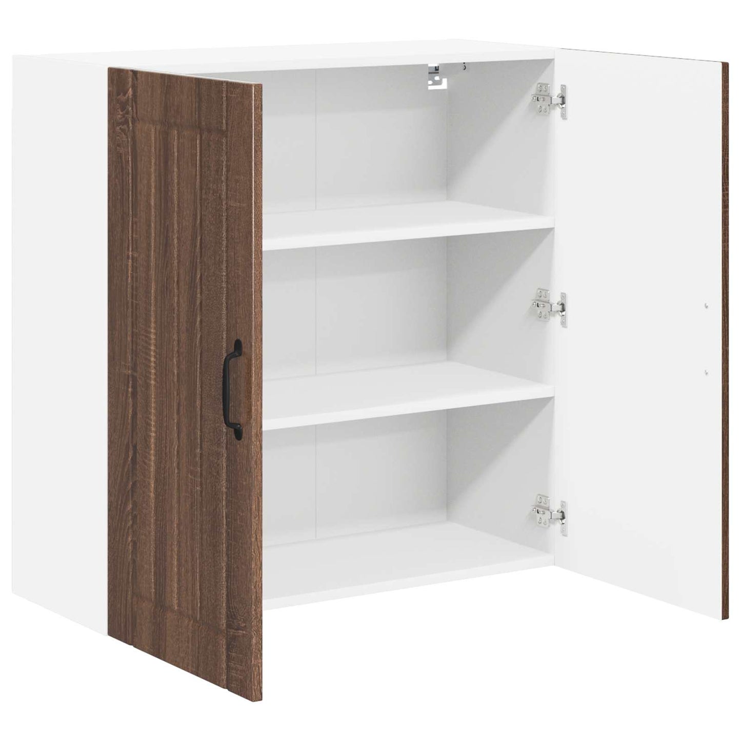 Wall Cabinet LUCCA Brown Oak 80 x 31 x 80 cm Engineered Wood