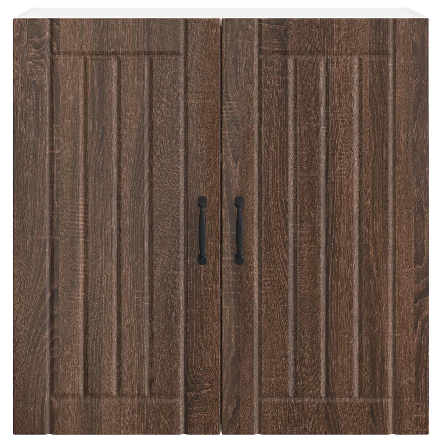 Wall Cabinet LUCCA Brown Oak 80 x 31 x 80 cm Engineered Wood