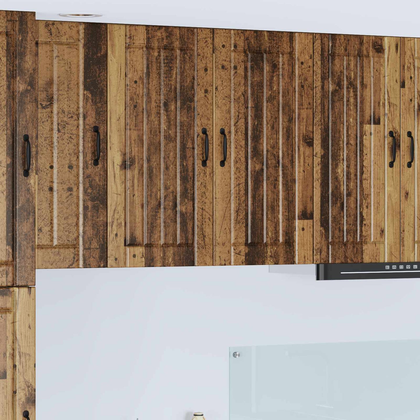 Wall Cabinet LUCCA Old Wood 80 x 31 x 80 cm Engineered Wood