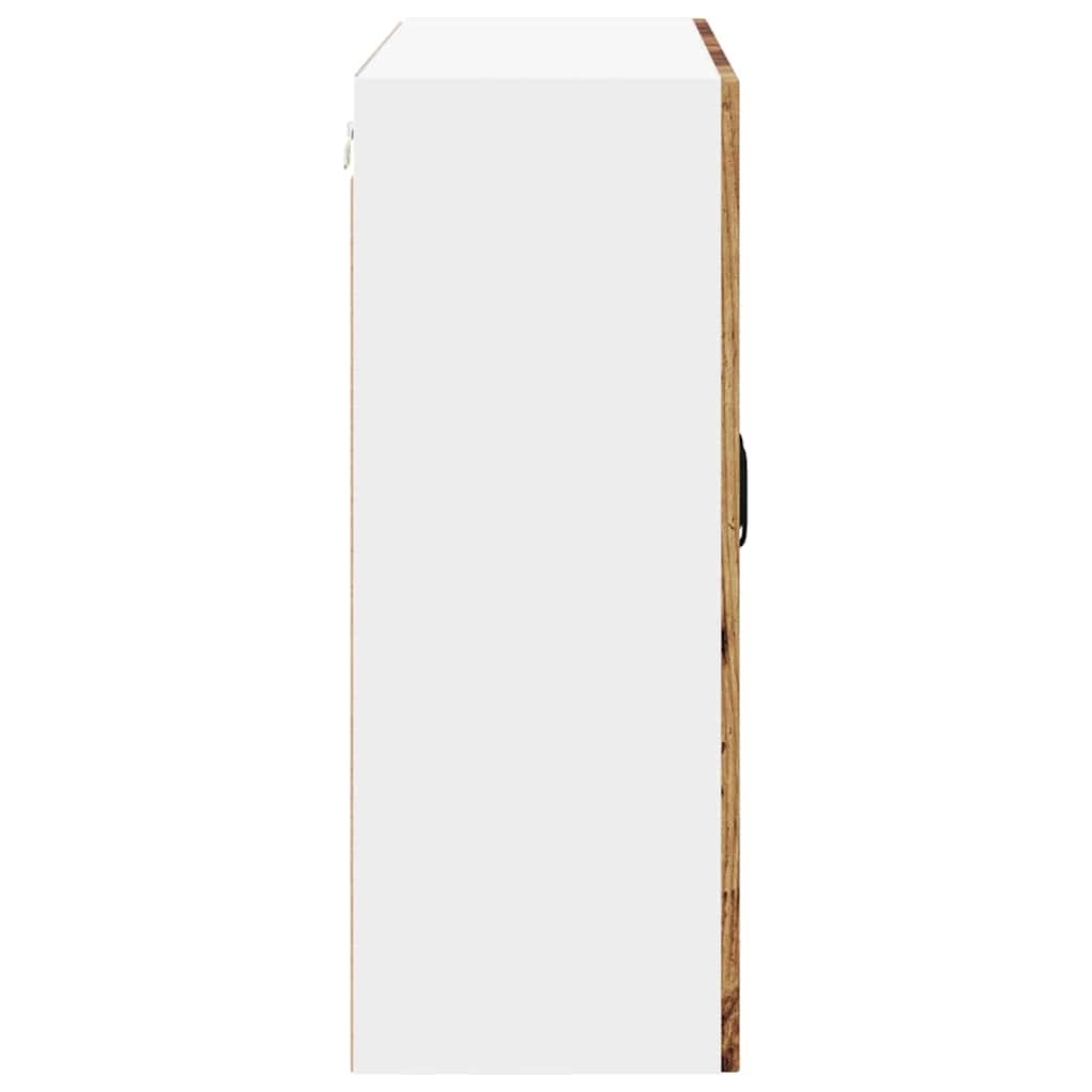 Wall Cabinet LUCCA Old Wood 80 x 31 x 80 cm Engineered Wood