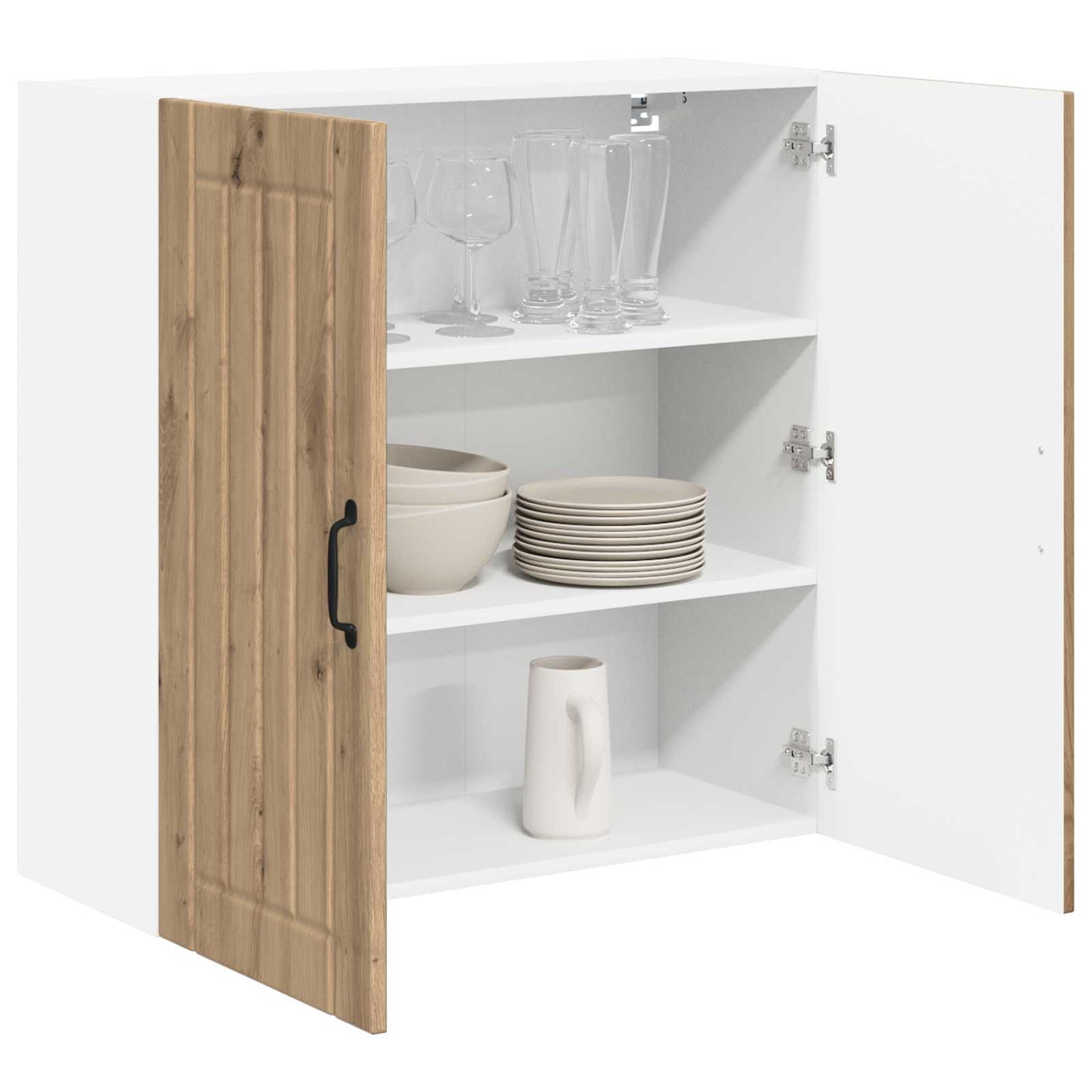 Wall Cabinet LUCCA Artisan Oak 80 x 31 x 80 cm Engineered Wood