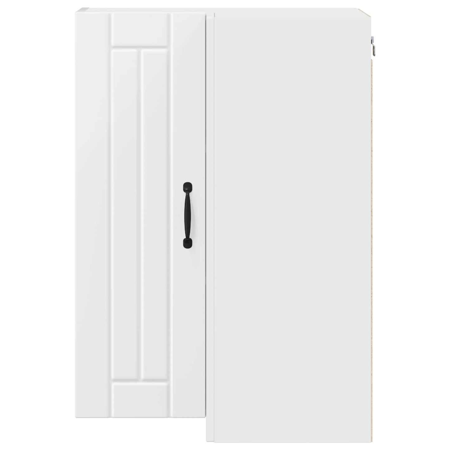 Wall Corner Cabinet LUCCA White 57 x 57 x 80 cm Engineered Wood