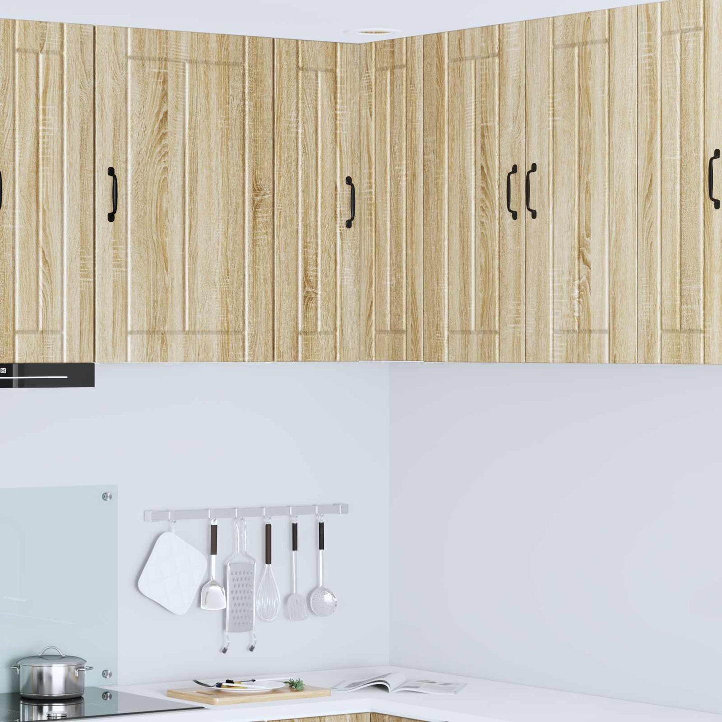 Wall Corner Cabinet LUCCA Sonoma Oak 57 x 57 x 80 cm
