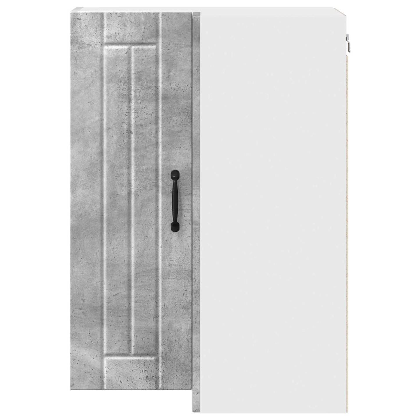 Wall Corner Cabinet LUCCA Concrete Grey 57 x 57 x 80 cm