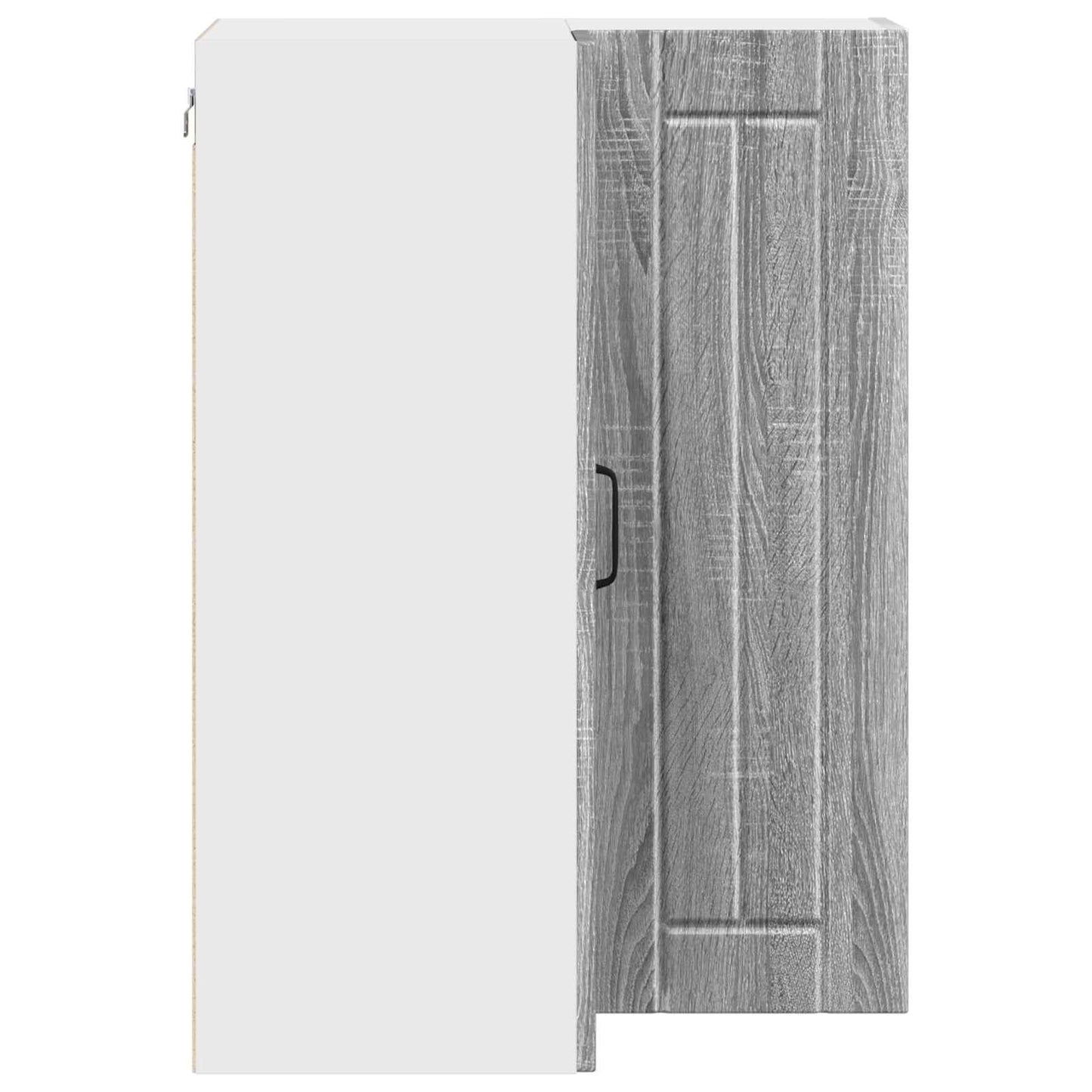 Wall Corner Cabinet LUCCA Grey Sonoma 57 x 57 x 80 cm