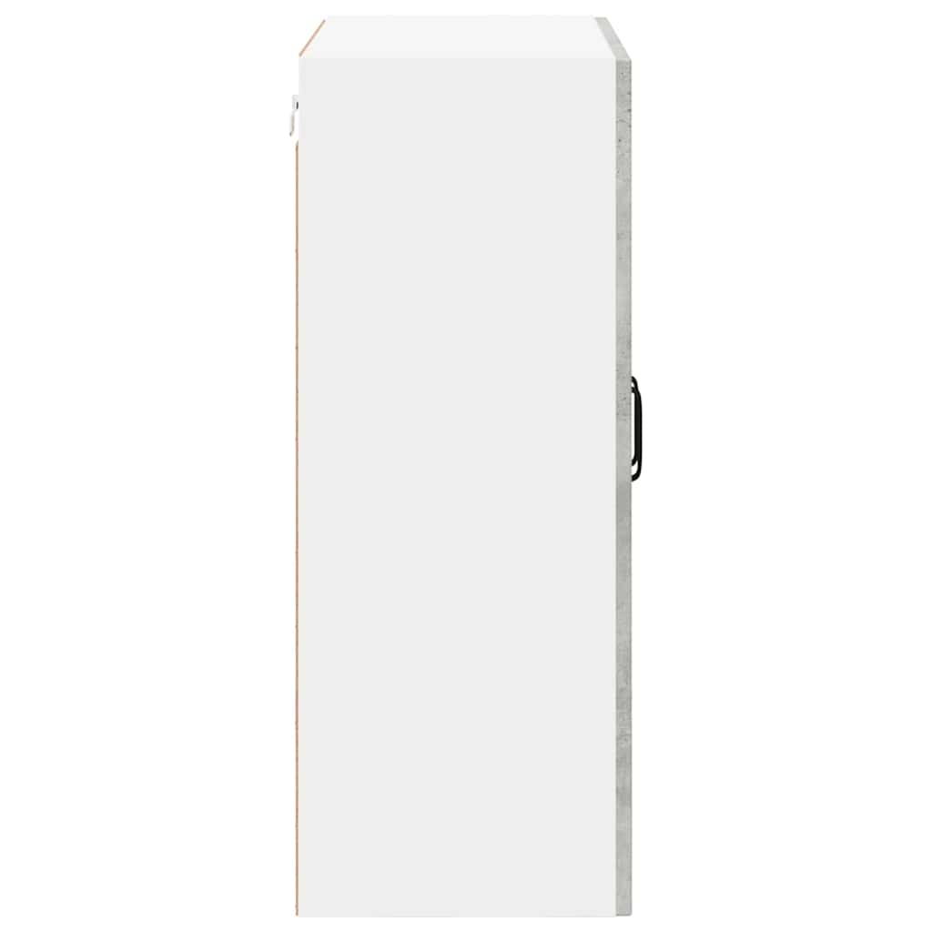 Wall Glass Cabinet LUCCA Concrete Grey 60 x 31 x 80 cm