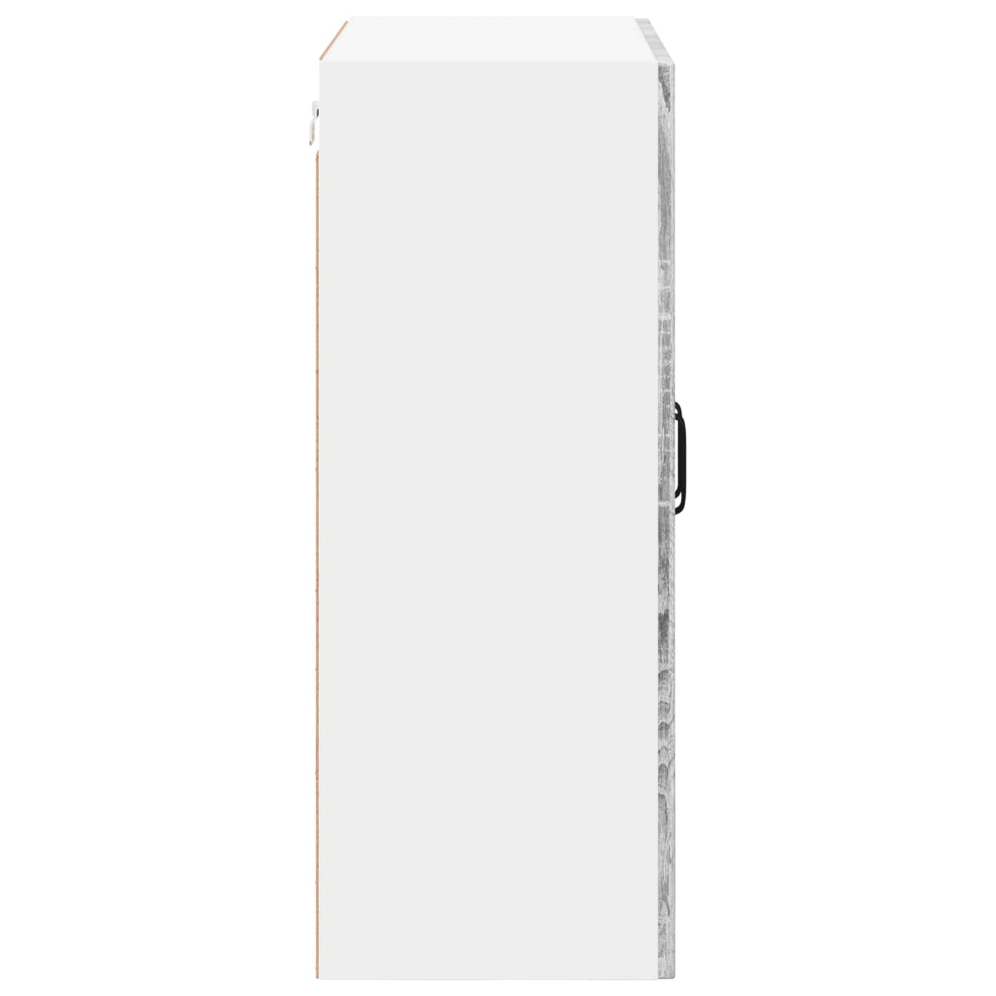 Wall Glass Cabinet LUCCA Grey Sonoma 60 x 31 x 80 cm