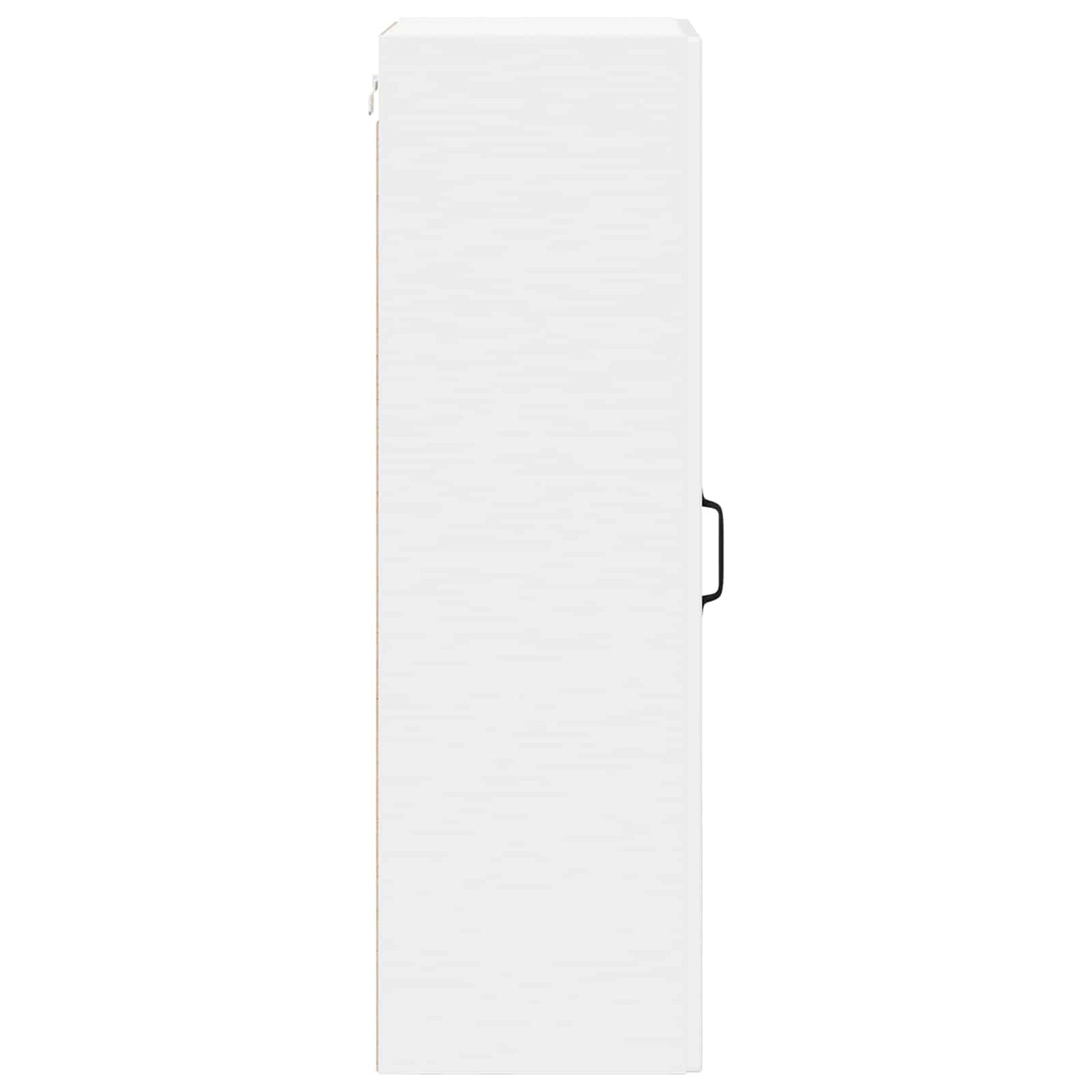 Wall Glass Cabinet LUCCA High Gloss White 40 x 31 x 100 cm