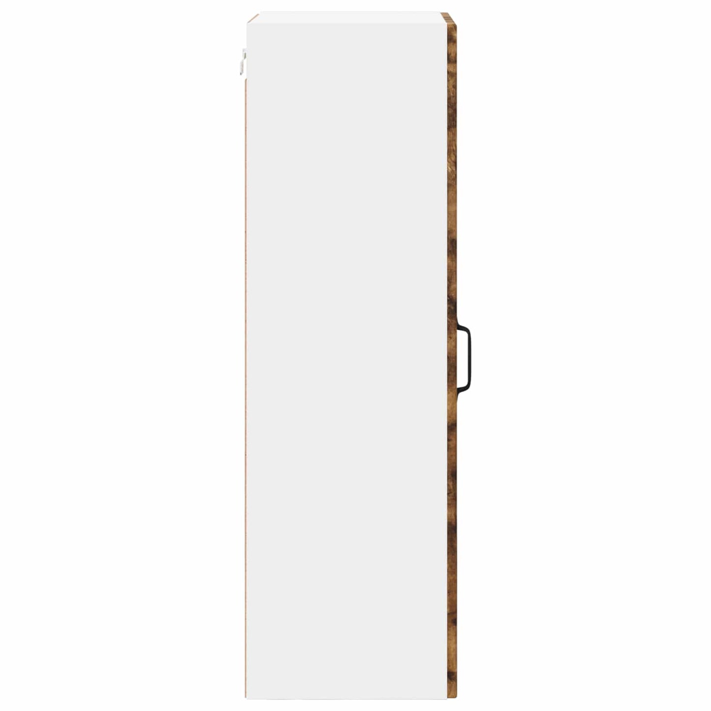 Wall Glass Cabinet LUCCA Smoked Oak 40 x 31 x 100 cm