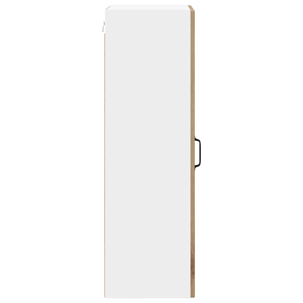 Wall Glass Cabinet LUCCA Artisan Oak 40 x 31 x 100 cm