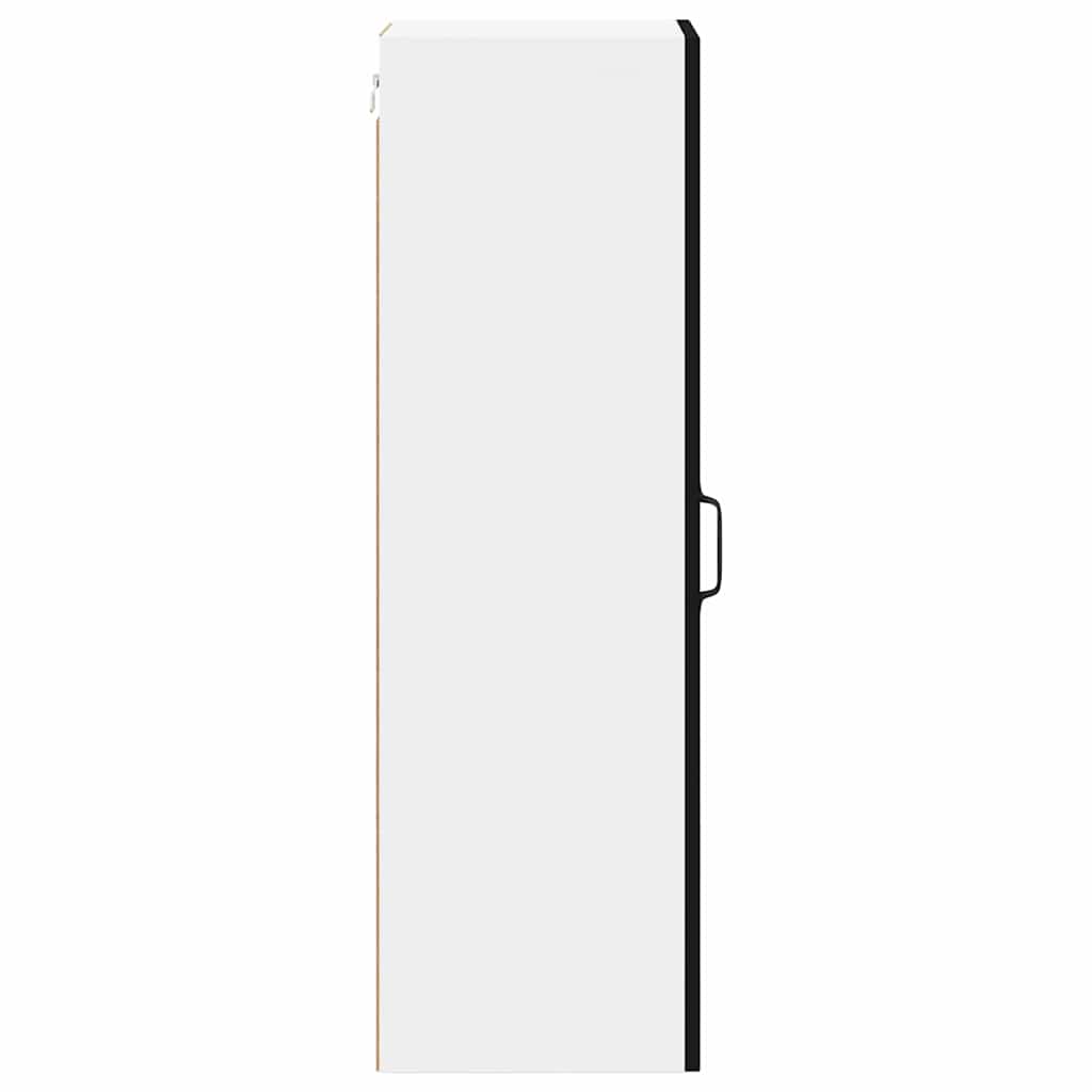 Wall Cabinet LUCCA Black 30 x 31 x 100 cm Engineered Wood