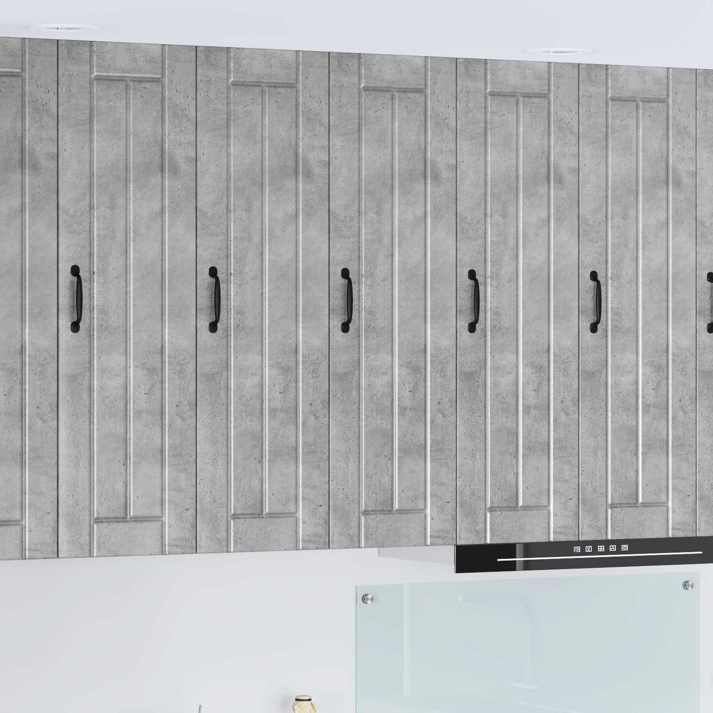 Wall Cabinet LUCCA Concrete Grey 30 x 31 x 100 cm