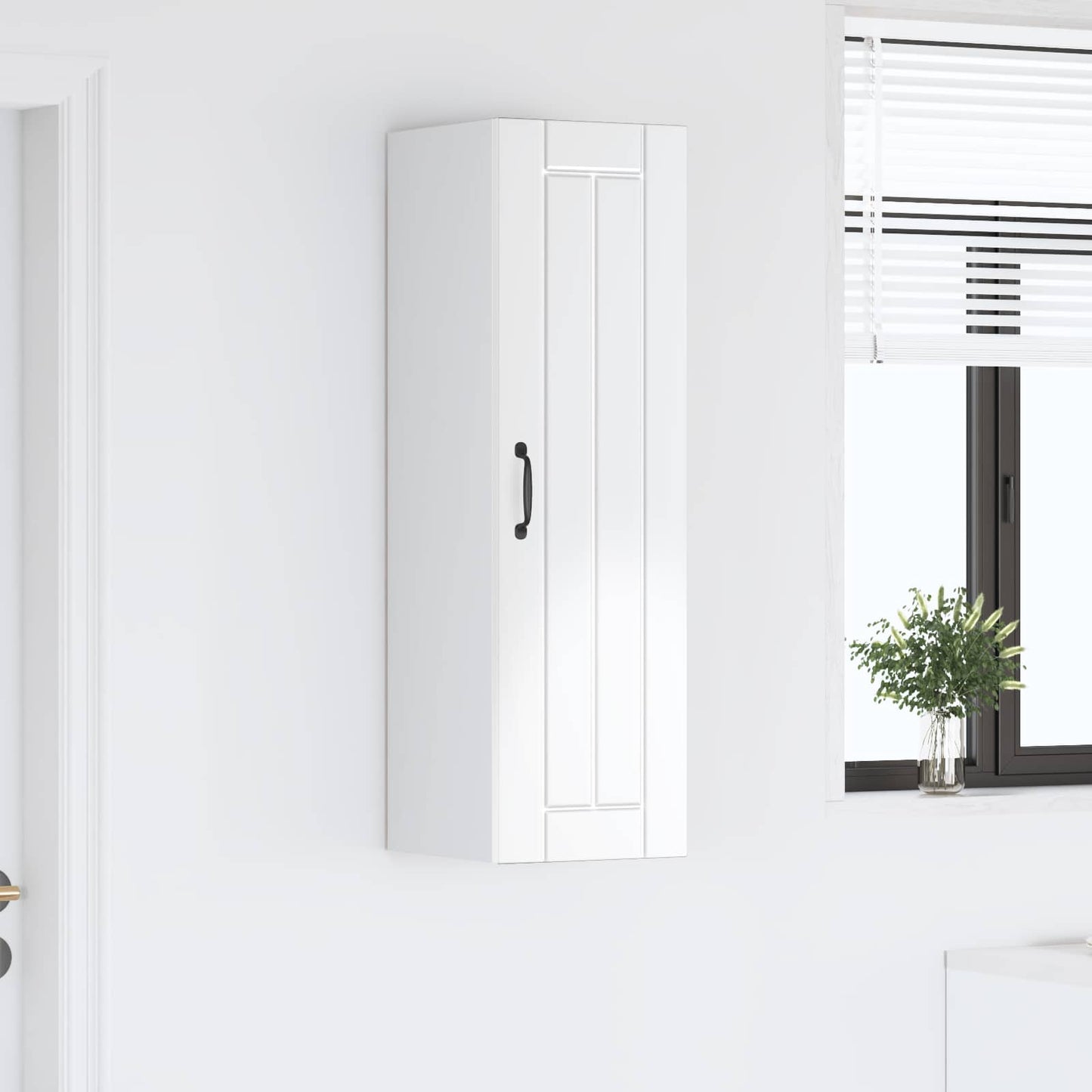 Wall Cabinet LUCCA High Gloss White 30 x 31 x 100 cm