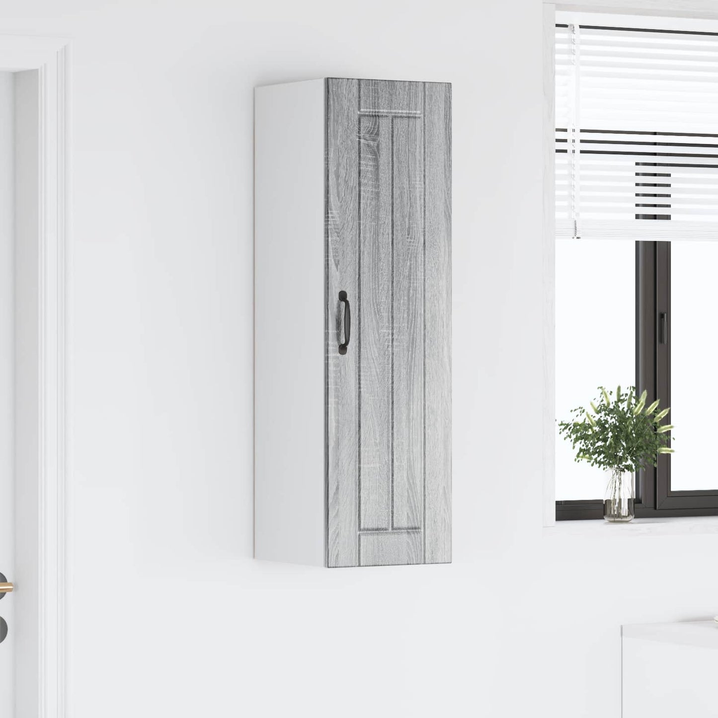 Wall Cabinet LUCCA Grey Sonoma 30 x 31 x 100 cm Engineered Wood