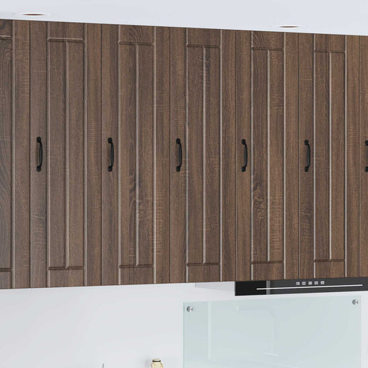 Wall Cabinet LUCCA Brown Oak 30 x 31 x 100 cm Engineered Wood