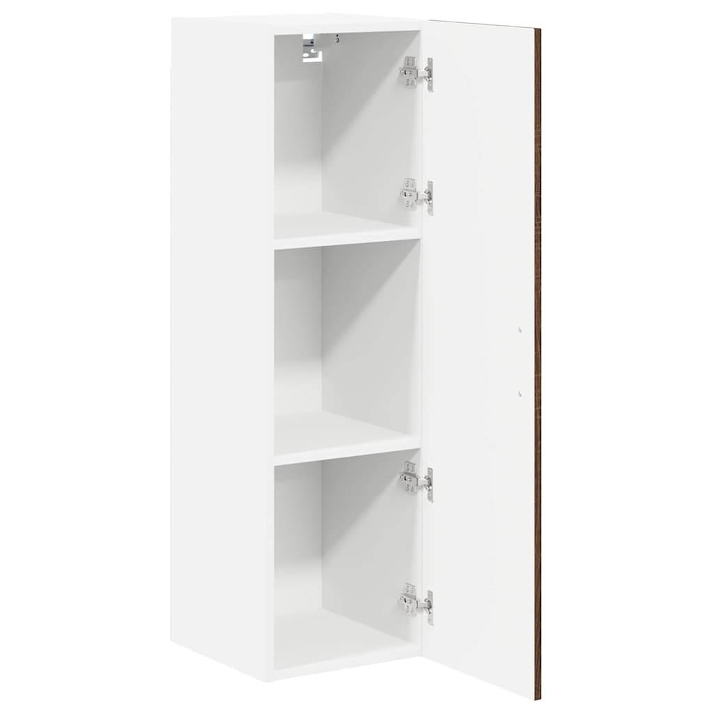 Wall Cabinet LUCCA Brown Oak 30 x 31 x 100 cm Engineered Wood