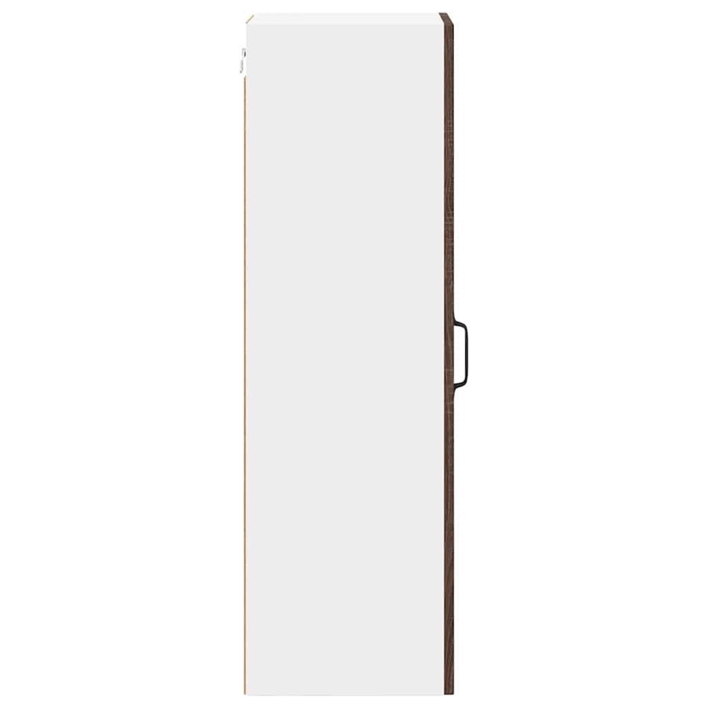 Wall Cabinet LUCCA Brown Oak 30 x 31 x 100 cm Engineered Wood