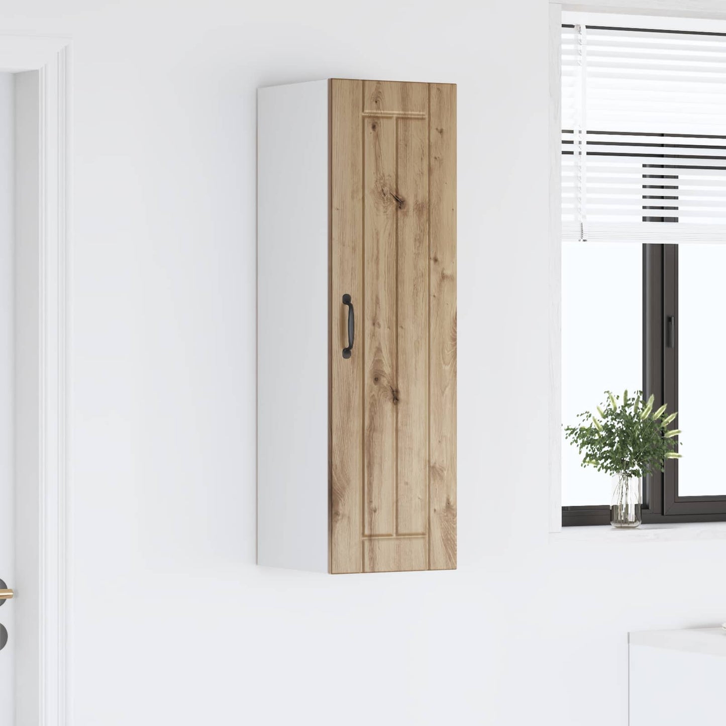 Wall Cabinet LUCCA Artisan Oak 30 x 31 x 100 cm Engineered Wood