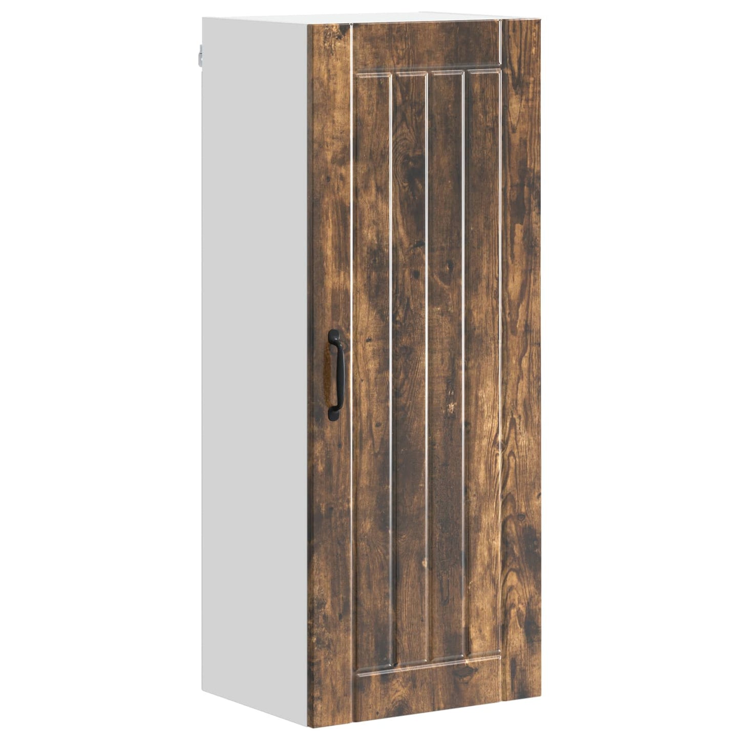 Wall Cabinet Lucca Smoked Oak 40 x 31 x 100 cm Engineered Wood
