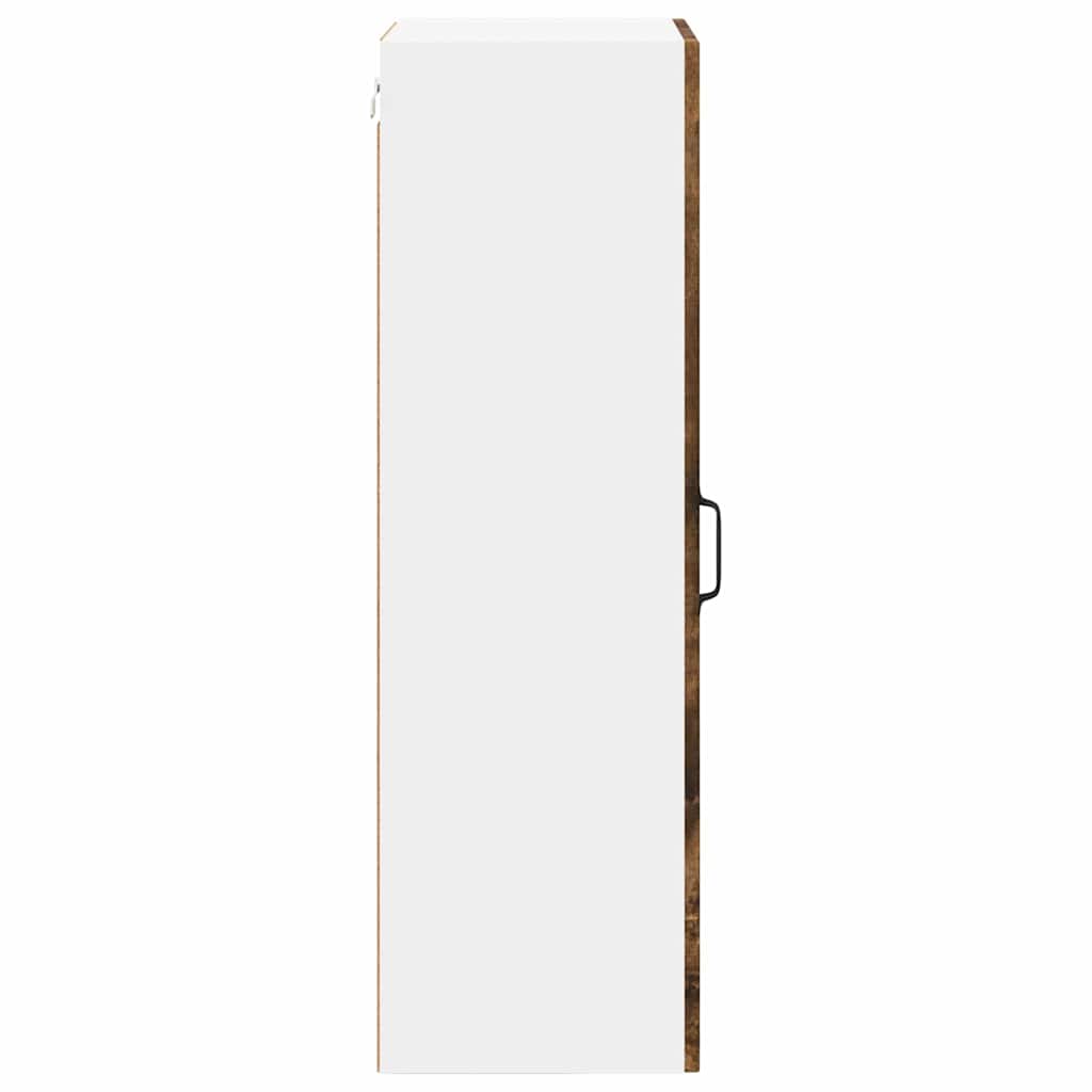 Wall Cabinet Lucca Smoked Oak 40 x 31 x 100 cm Engineered Wood