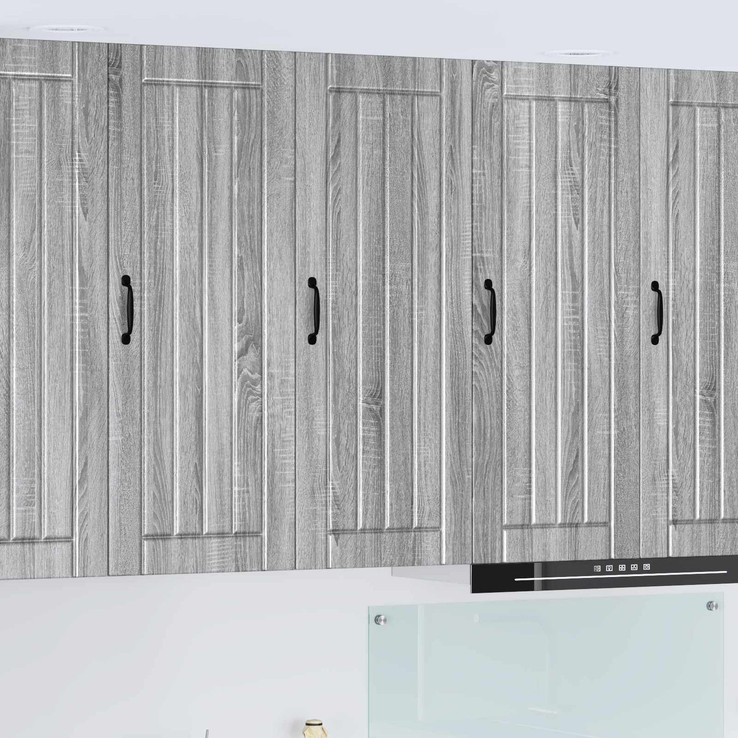 Wall Cabinet LUCCA Grey Sonoma 40 x 31 x 100 cm Engineered Wood