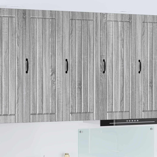 Wall Cabinet LUCCA Grey Sonoma 40 x 31 x 100 cm Engineered Wood