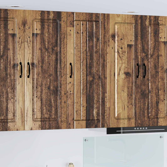Wall Cabinet LUCCA Old Wood 40 x 31 x 100 cm Engineered Wood