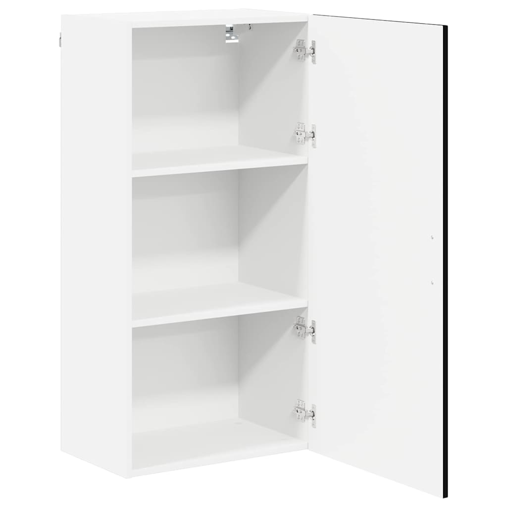 Wall Cabinet LUCCA Black 50 x 31 x 100 cm Engineered Wood