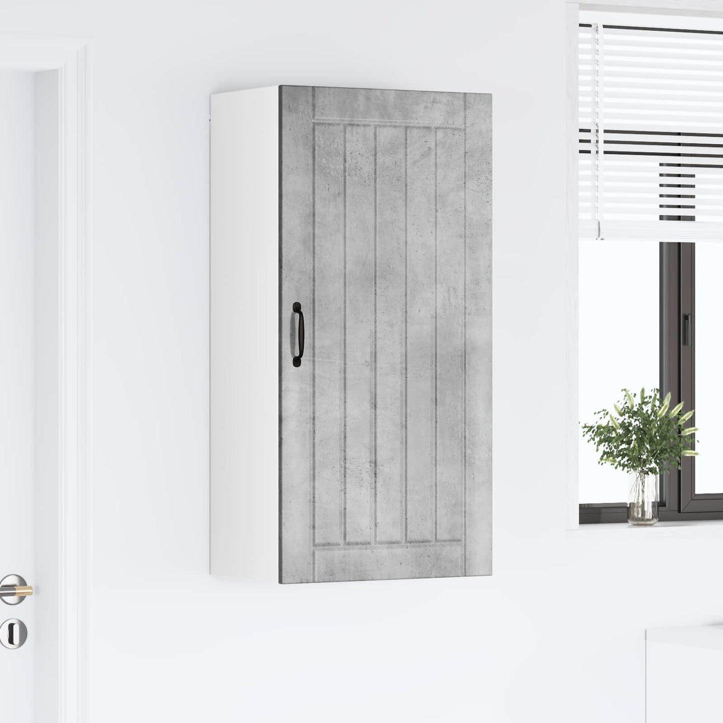 Wall Cabinet LUCCA Concrete Grey 50 x 31 x 100 cm