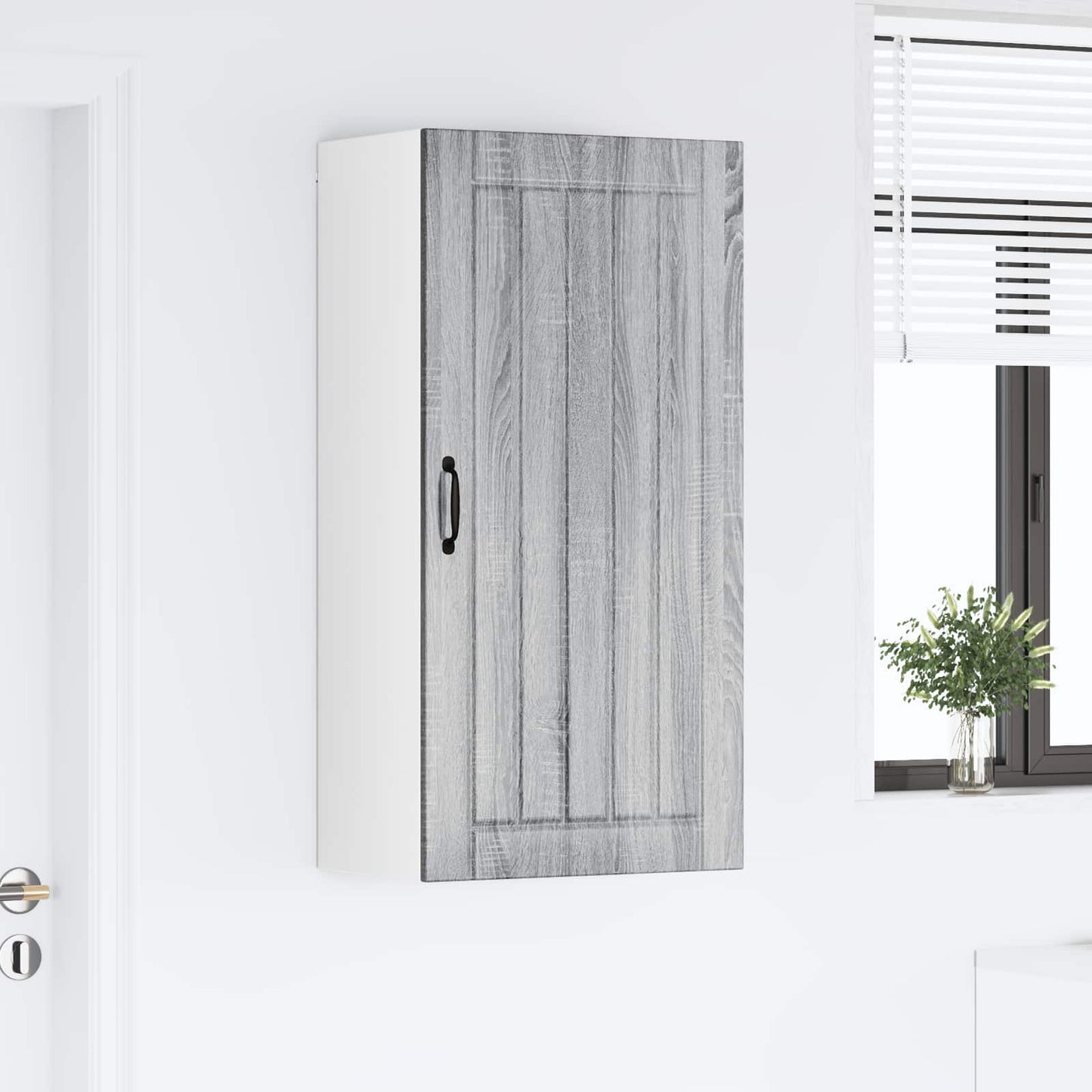 Wall Cabinet LUCCA Grey Sonoma 50 x 31 x 100 cm Engineered Wood