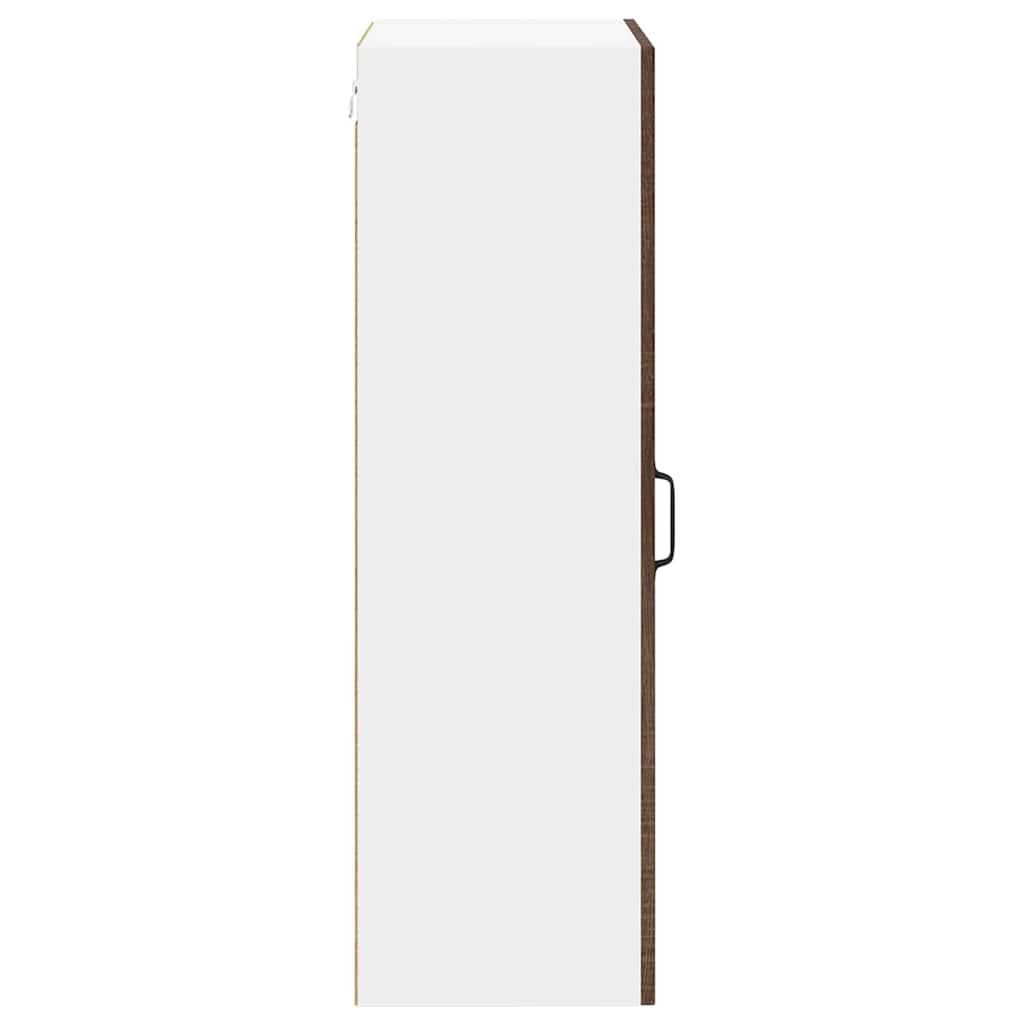 Wall Cabinet LUCCA Brown Oak 50 x 31 x 100 cm Engineered Wood